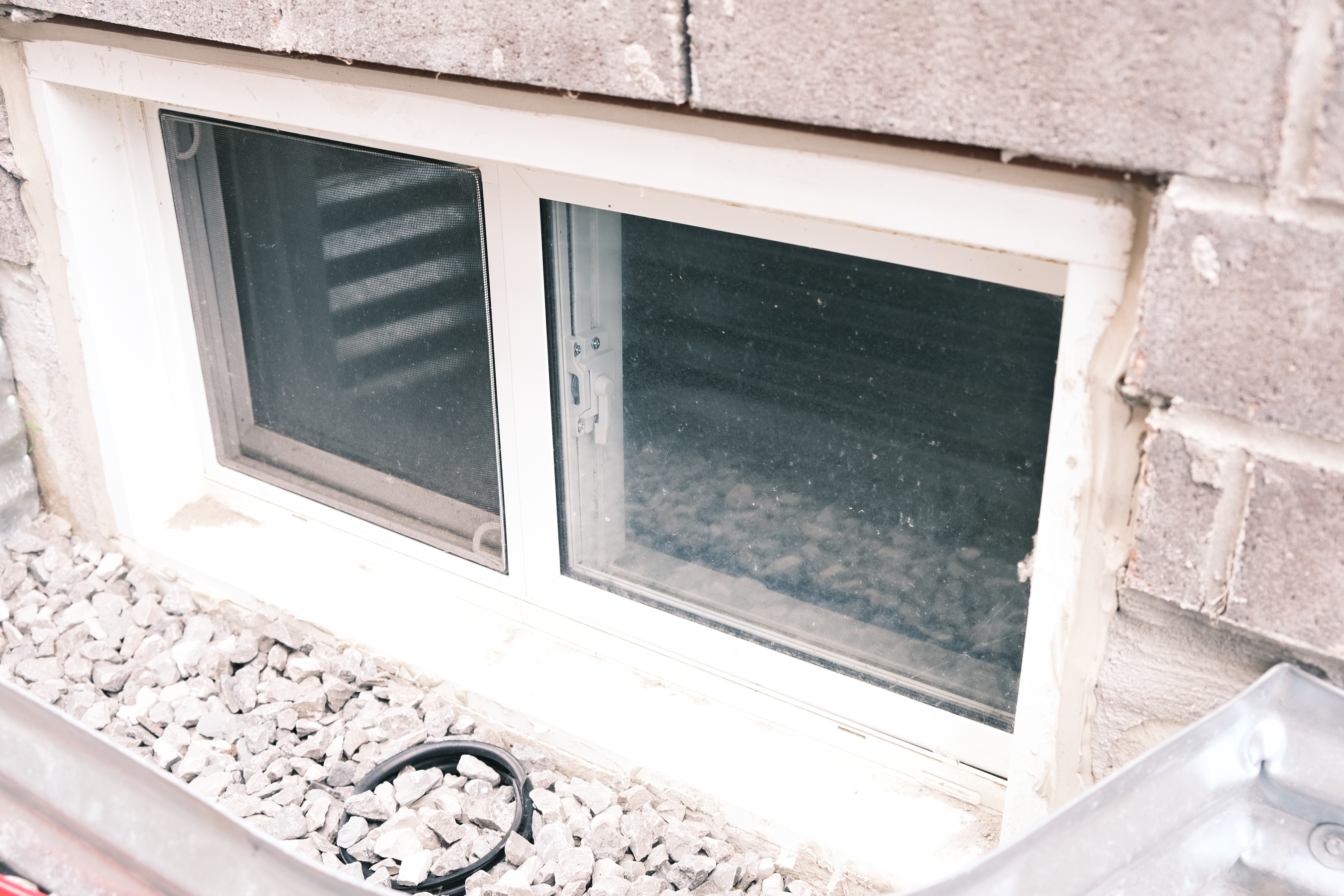 Before photo of dirty window